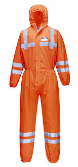 Portwest St36 Hi Vis Single Shift Coverall Chemical Protection Pack Of 50