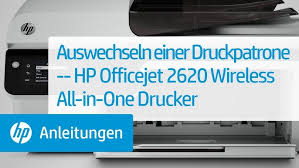 Mit dem ergebnis 2,5 landet der hp officejet pro 9022. Auswechseln Einer Druckpatrone Hp Officejet 2620 Wireless All In One Drucker Youtube