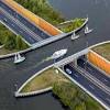 Located in the city of magdeburg in germany is the magdeburg water bridge. 1
