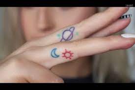 I Want This Something Small With Color Finger Tattoos Pinky Finger Tattoos Tattoos