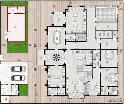 مخطط الفيلا رقم التصميم A9 من مبادرة بيتى 1003 متر مربع 7 غرف نوم Square House Plans House Front Design Modern Floor Plans