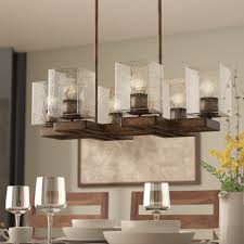 Union Rustic Malwae 6 Light Kitchen Island Linear Pendant Reviews Wayfair
