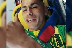 Habló Ian Escobar tras el duro choque en Aldosivi