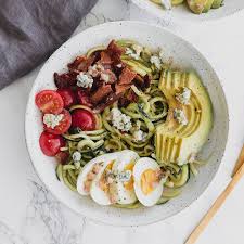 Toss zucchini, carrot, chives and tomatoes in a bowl; Inspiralized 21 Zucchini Pasta Salads To Make This Summer