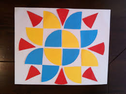 Fraction Art Fraction Art Math Art Relief Teaching Ideas