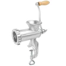Turn the handle to chop the ingredients into a chunky salsa. Weston 36 2201 W Manual Meat Grinder Manual Meat Grinders Meat Poultry Tools Urbytus Com