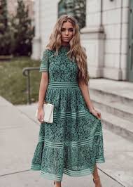 Duchess Lace Dress In 2020 Easter Dresses For Women Green Lace Dresses Dresses To Wear To A Wedding