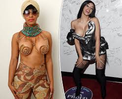 Rapper Cardi Bs shocking outfits - Daily Star