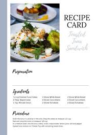 Suppers from grandma's recipe box. Recipe Card Maker Create Exquisite Recipe Card Online In Minutes Fotor Graphic Design Software
