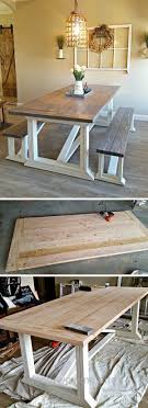 Amazing Farmhouse Table Plans Concept That You Can Create By Yourself Farmhouse Table Plans Farmhouse Dining Table