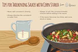Once you've whisked the flour and water into a smooth slurry, stir the slurry into the cream sauce 1 teaspoon at a time. How To Thicken Chinese Sauces With Cornstarch