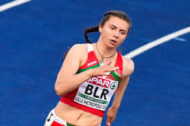 1 of 11 in this photo taken from video, belarus olympic sprinter krystsina tsimanouskaya speaks during a video interview with the associated press in japan, tuesday, aug. L99 Flcqp3shlm