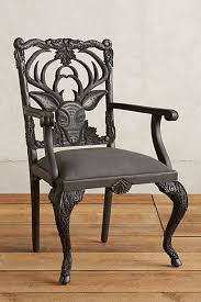 Handcarved Menagerie Deer Armchair Armchair Dining Chairs Unique Furniture