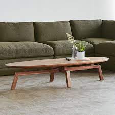 Humphrey solid wood coffee table. Solana Oval Coffee Table In Various Colors Burke Decor