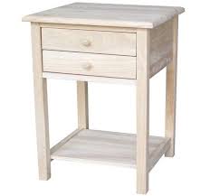 Unfinished Nightstand Furniture With Two Drawer Home Interiors Unfinished Furniture Unfinished Wood Furniture End Tables With Drawers