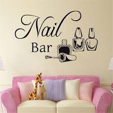 Suscríbete a nuestro happy news. Nail Bar Wall Sticker Manicure Vinyl Wall Decal Nails Beauty Salon Decoration Wall Window Sticker Manicure Polish Mural Buy At The Price Of 5 82 In Aliexpress Com Imall Com