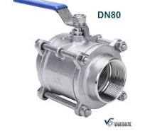 Van bi 3 mảnh DN80