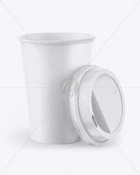 Download Matte Coffee Cup Mockup In Cup Bowl Mockups On Yellow Images Object Mockups PSD Mockup Templates