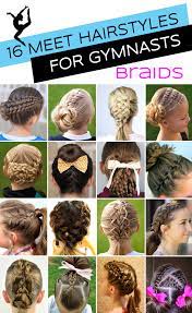Gymnastics Hairstyles For Competition Braids Edition Gymnastics Hair Hair Styles Gymnastics Meet Hair