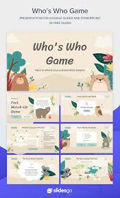 Crossword puzzle powerpoint template free. Create A Fun Who S Who Game With This Google Slides Theme And Powerpoint Te Free Powerpoint Presentations Cute Powerpoint Templates Powerpoint Design Templates