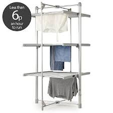 The artiss drying rack is aesthetically pleasing and has a capacity of roughly a dozen hanging towels. Dry Soon Standard 3 Tier Heated Tower Airer From Lakeland Heated Clothes Airer Laundry Airer Indoor Drying