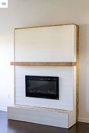 Wood lovers now that nothing compare to wooden stuff when they talk about warmness vibes. Diy Shiplap Electric Fireplace With Built In Bookshelves Free And Unfettered