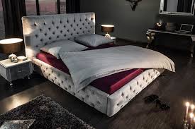 Info@chesterfields.at.die angegebenen preise sich inkl.mwst. Doppelbett 180x200cm Grau Samt Riess Ambiente De