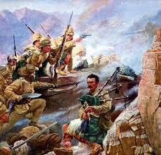 On 20 October 1897 George Findlater Then A Junior Piper In The Gordon Highlanders Was Shot In The Feet During An Advance Aga Afghan War Military Art War Art