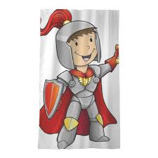 Rideau transparent Héros Chevalier Vector Illustration - PIXERS.FR