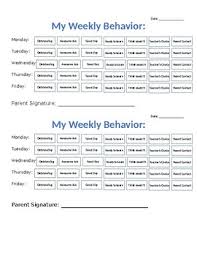 Clip Chart Recording Sheet By Emily Wilcox Teachers Pay