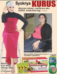 Jangan berpaling lagi, amalkan jamu tok kurus. Ramuan Janda Langsing Berkesan Murni Niaga