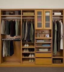 I like contrasting wall behind bed. Small Bedroom Closet Cabinet Design Ideas