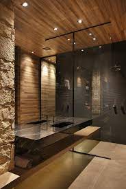 1001 Idees Pour Creer Une Salle De Bain Nature Idee Salle De Bain Salle De Bains Bois Et Noir Salle De Bains Moderne