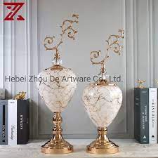 Luxury Glass Pieces Ornament Modern
