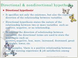 A hypothesis is a prediction of the outcome of a test. Research Hypothesis