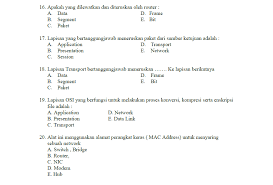 Pastikan anda sudah membuat soal di dalam google form sesuai tutorial sebelumnya. Kumpulan Soal Seputar Osi 7 Layer Mymastah