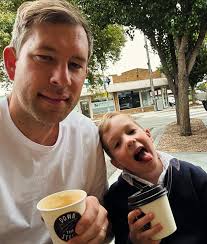 Father-son coffee to kick off Easter weekend. Today we remember Jesus Last  Supper with his disciples (Maundy Thursday)