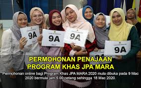 See full list on semakanonline.com Tawaran Penajaan Jabatan Perkhidmatan Awam Jpa Bagi Mengikuti Pengajian Peringkat Persediaan Dan Ijazah Pertama Di Bawah Program Khas Jpa Mara Tahun 2020 Ewarta Mara
