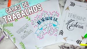 Capa De Trabalho De Geografia Bonito Ideias Bonitas Para Capas De Trabalhos Escolares Capas De Trabalhos Lettering Tutorial Como Decorar O Caderno