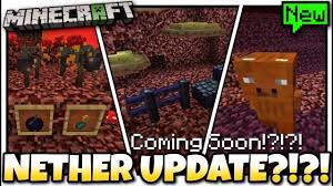 On this page we've collected the patch notes for the latest minecraft bedrock update. Minecraft Nether Update What When Coming Soon Bedrock Java Console Youtube