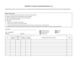 Printable work log sheets template. Https Uaf Edu Safety Files Industrial Hygiene Eyewash Shower Test Log Pdf
