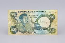 You have currently selected the base currency united states dollar and the target currency nigerian naira with an amount of 1 united states dollar. 20 Naira Nigeria Banknote Twenty Naira Paper Money Vintage African Banknote Old African Currency Banknote General Murtala R Muhammed Bill Bank Notes Currency Design Writing Gifts