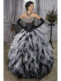 Black And White Ball Gown Gothic Wedding Dress White Ball Gowns Gothic Wedding Dress Gowns