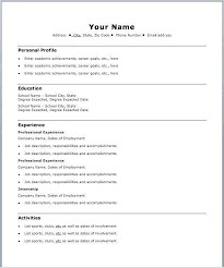 If you know your resume is longer than a single page, this template is for you! Free Printable Resume Templates Examples Basic Quick And Easy Builder Hudsonradc