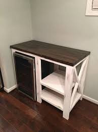Make It A Coffee Bar With A Mini Fridge For Creamers And Such With A Few Shelves Above It For Decoration And Storage Diy Home Bar Coffee Bar Home Bars For