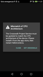 Building webview_deno can take a nontrivial amount of time depending on your operating system. Mismatch Of Cpu Architecture Issue 203 Crosswalk Project Cordova Plugin Crosswalk Webview Github