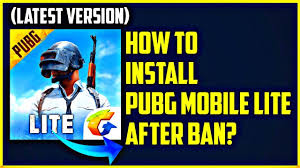 · ✔️ install the pubglite launcher and start it. How To Download Or Update Pubg Mobile Lite Apk After Ban In India Iconictechs
