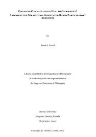 الجغرافيا دراسات و أبحاث جغرافية engaging communities in health geography assessi geography health assessment