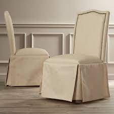 Morgana tufted parsons dining chair. Edwardo Skirted Upholstered Parson Chair In Ivory Dining Chairs Parsons Dining Chairs Parsons Chairs