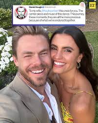 Derek Hough celebrated his Creative Arts Emmy win by dedicating it to the  strongest person he knows, his wife Hayley Erbert. ❤️ He gave Hayley a  shout-out in a special tribute a